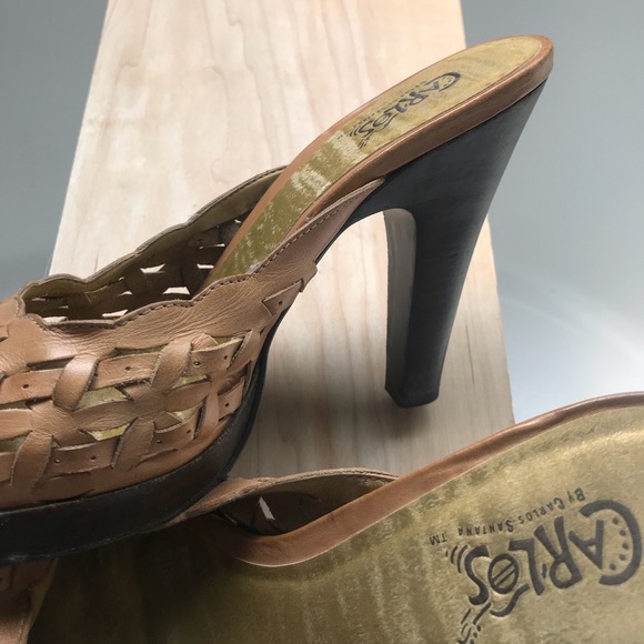 Carlos Santana leather heels size 9 - Picture 3 of 3